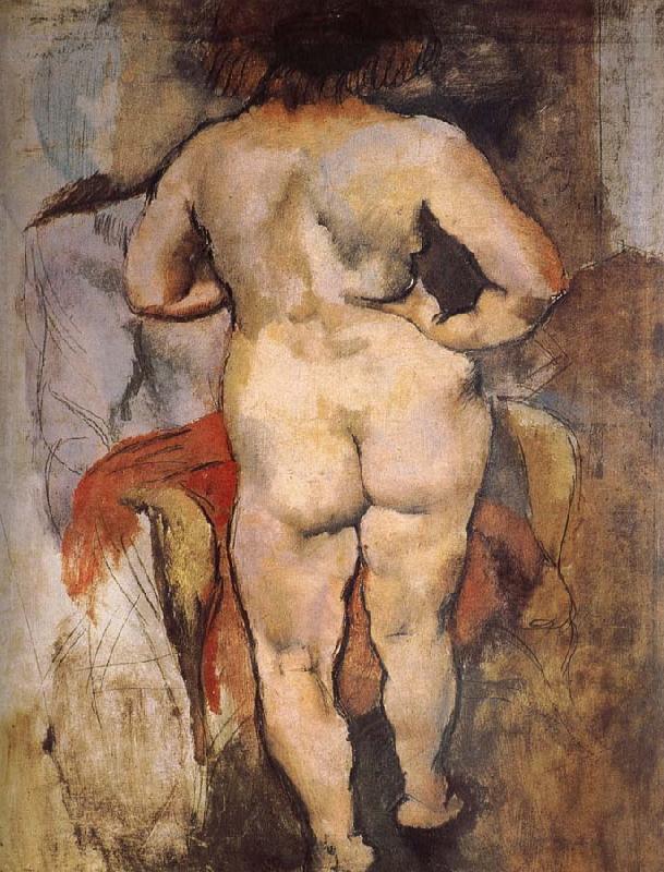 Jules Pascin A view of Venus-s back china oil painting image